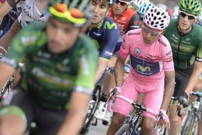 El colombiano Nairo Quintana, vencedor de la última edición del Giro.-Foto: AP / FABIO FERRARI
