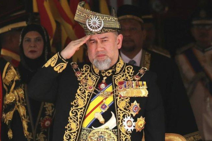 El rey de Malasia, el sultán Mohamed V de Kelantán.-AP / YAN G-JUN