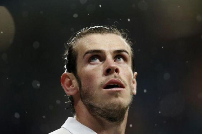 Gareth, durante el partido ante el Athletic en el Santiago Bernabéu.-AP / DANIEL OCHOA DE OLZA
