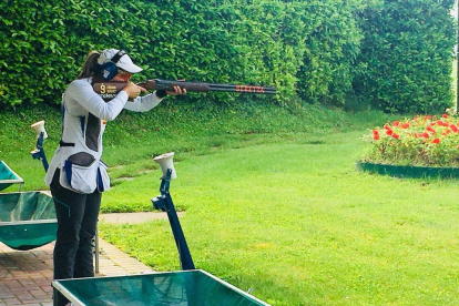 Fátima Gálvez, en un entrenamiento.-TWITTER / FÁTIMA GÁLVEZ