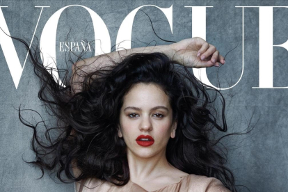 <em>Rosalía fotografiada por Peter Lindbergh