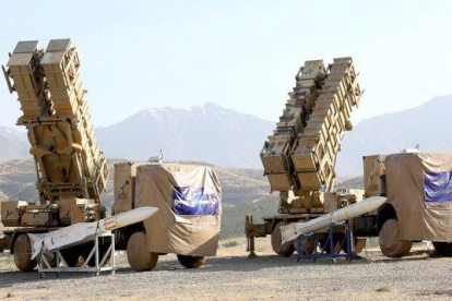 Nuevo sistema de misiles de defensa aérea de Irán.-EFE