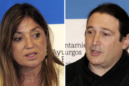 Carolina Blasco (PP) e Israel Hernando (Podemos). ECB
