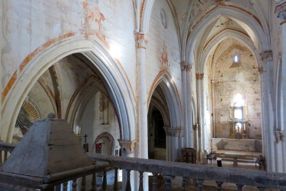 Vista desde el coro de la iglesia de Santiago Apóstol de Villamorón. DARÍO GONZALO