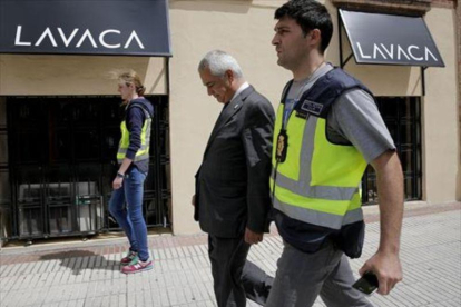 Luis Pineda, arrestado, el pasado 15 de abril.-JOSÉ LUIS ROCA