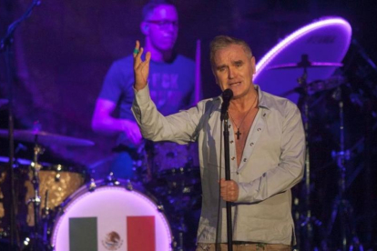 Actuación de Morrissey en Monterrey.-AFP