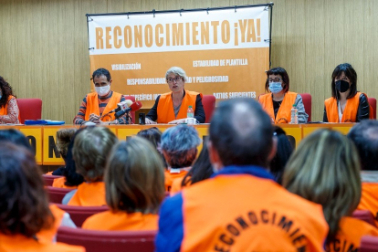 Las trabajadoras sociales del Ayuntamiento de Burgos anuncian huelga indefinida a partir del 3 de mayo. SANTI OTERO