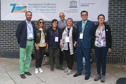 La delegación burgalesa-palentina durante su estancia del 25 al 30 de septiembre en Torquay..-ECB