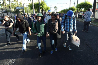 Esta caravana es la primera que sale en 2019.-EFE