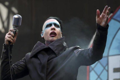 Marilyn Manson.-EFE / STEVE MITCHELL