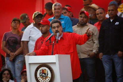 Nicolás Maduro, presidente de Venezuela en un evento en Carcas.-REUTERS