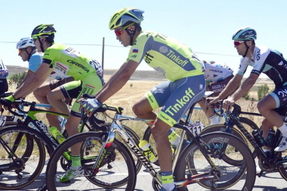 Alberto Contador pretende recuperar en Burgos las buenas sensaciones tras sus caídas en el Tour-Ricardo Ordóñez