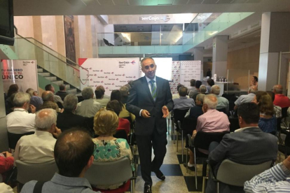 Roberto rilova durante la jornada-