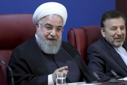 El presidente iraní, Hasán Rohaní.-AP