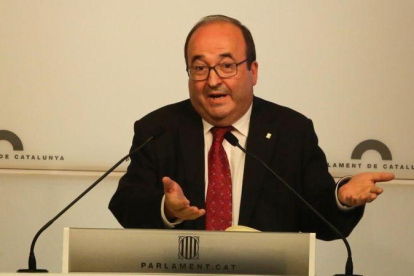El primer secretario del PSC, Miquel Iceta.-ELISENDA PONS