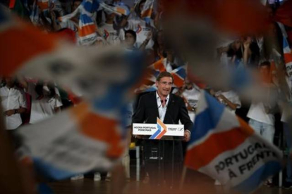 Coelho, en un acto electoral en Braga esta semana.-REUTERS / RAFAEL MARCHANTE