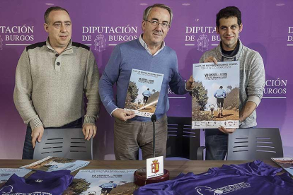 Ezequiel Rodrigo, Ángel Carretón y Carlos Ortega durante la presentación del evento-Santi Otero