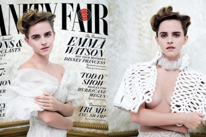 Continua la polémica con la sesión de fotos de Emma Watson.-