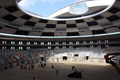 Interior de la nueva Tarraco Arena Plaça (TAP), hoy.-ACN