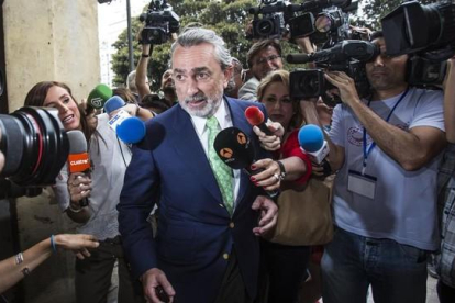 Francisco Correa a su llegada al juzgado.-MIGUEL LORENZO