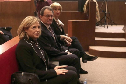 Ortega, Mas y Rigau, en el juicio por el 9-N.-EFE