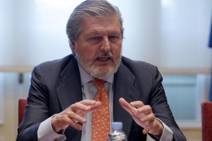 El ministro de Cultura, Iñigo Méndez Vigo.-JOSÉ LUIS ROCA