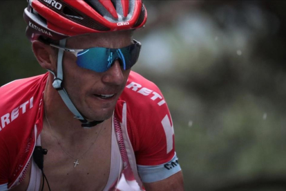 Purito, durante la etapa Vielha-Arcalís del Tour.-AFP /KENZO TRIBOUILLARD
