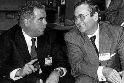 Rosendo Naseiro y Ángel Sanchís, en una foto tomada a finales de los 80.-ARCHIVO