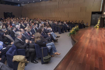 El auditorio se llenó en la gala de premios de la Fundación Candeal-Proyecto Hommbre.-SANTI OTERO