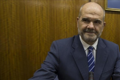 El expresidente andaluz Manuel Chaves, en la comisión de investigación del 'caso ERE', en el Parlamento andaluz el pasado mes de mayo.-EFE / JOSÉ MANUEL VIDAL