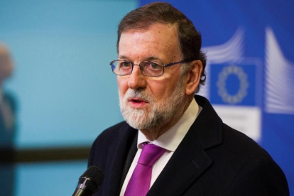 Mariano Rajoy, antes de la conferencia sobre el Sahel.-HORST WAGNER