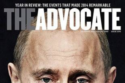 Putin, en la portada de The Advocate.-