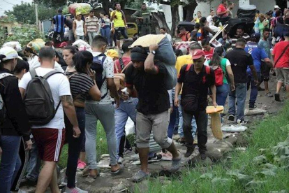 Inmigrantes veenzolanos en refugios de Colombia.-EUROPA PRESS