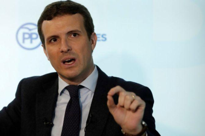 Casado: No descarto nada contra Sánchez por su alta traición a España.-BALLESTEROS (EFE)