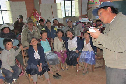 Imagen de uno de los proyectos que desarrolla la asociación en Bolivia.-ECB