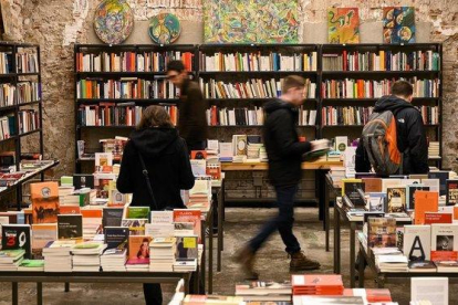 Una imagen de la librería Calders, en Barcelona.-JORDI COTRINA