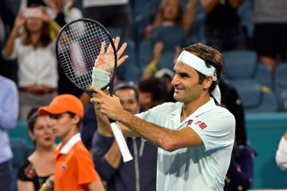 Federer es el gran favorito para llevarse el Master de Miami.-AGENCIAS