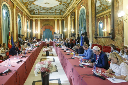 Clausura del VIII Foro parlamentario hispano-polaco organizado por las Cortes Generales en Burgos. ICAL