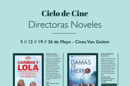 Ciclo Directoras Noveles con las pimeras películas de Carla Simón, Arantxa Echeverría, Pamela Tola y Enmanuel Cerrère que se proyectarán los jueves de mayo en Cines Van Golem.
