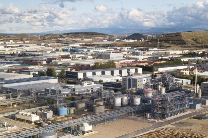 Vista aérea del Polígono Industrial de Villalonquéjar.-ISRAEL L. MURILLO