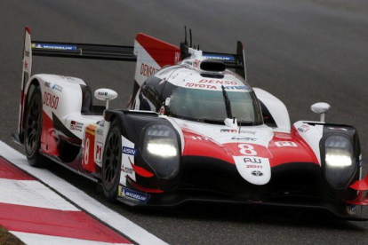 Fernando Alonso saldrá segundo en Shanghai.-TOYOTA GAZOO RACING/JAMES MOY