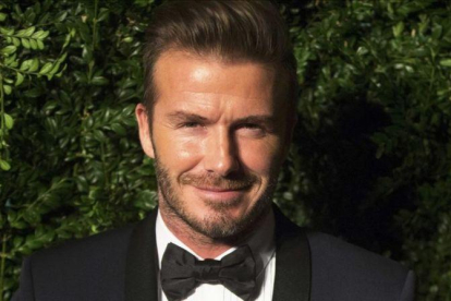 David Beckham en los premios del Evening Standard Theatre en el 2014.-NEIL HALL