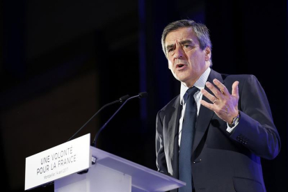 El candidato presidencial galo François Fillon.-EFE