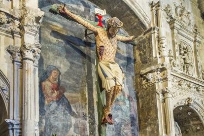 Santísimo Cristo de las Gotas de San Gil, donde se venera la imagen.