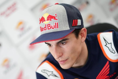 Marc Márquez (Honda) reconoce su error en Austin.-ALEJANDRO CERESUELA