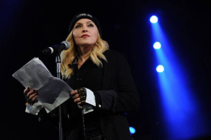 La cantante Madonna, el pasado 5 de febrero, en un acto benéfico en Nueva York.-Foto: AP / EVAN AGOSTINI