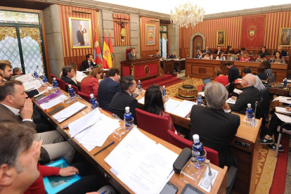 Instante de un Pleno Municipal.-ISRAEL L. MURILLO