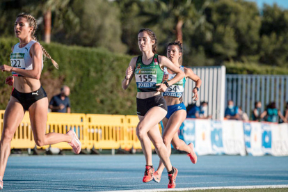 Las atleta burgalesa Cristina Ruiz, campeona de España sub 23 en 1.500 metros lisos. ICAL
