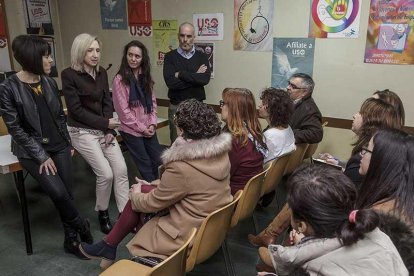 Un momento, ayer, de la presentación.-SANTI OTERO