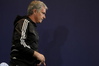Mourinho, cuando era entrenador del Madrid.-